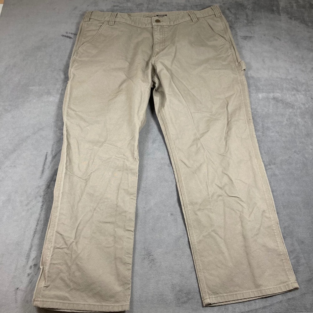 Carhartt Rugged Flex Relaxed Fit Duck Utility Work Pants Tan 40x30